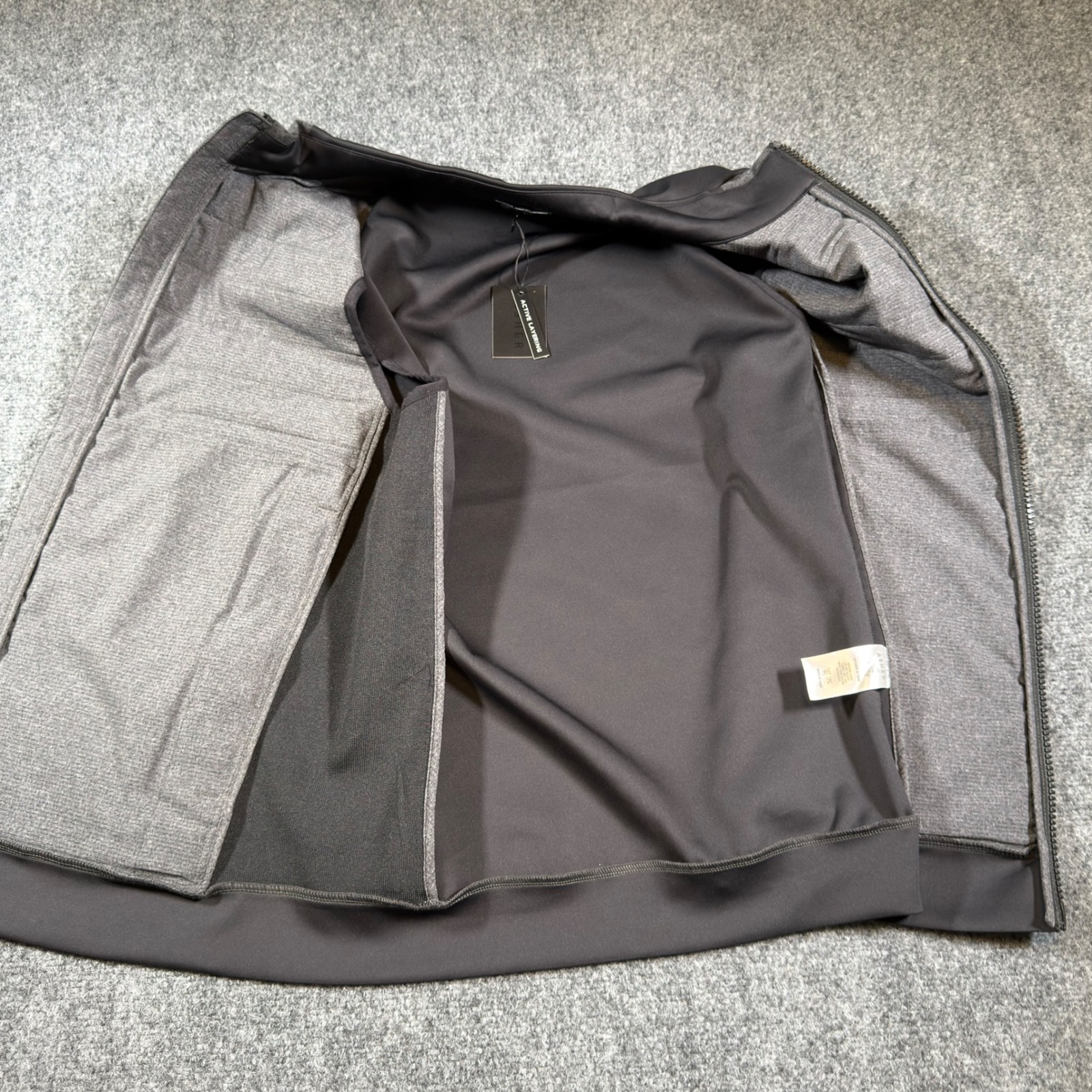 Asher Golf Tech Vest-Performance Men's Large Gray Black Lightweight New — image 6 of 8